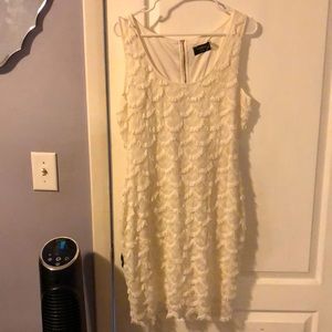 Guess cream dress size 12
